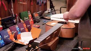 Pro Restringing tips Acoustic Guitar with Elixir Strings [upl. by Aicertal697]