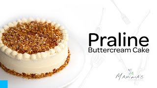 Praline ButterCream Cake  പ്രലൈൻ ബട്ടർക്രീം കേക്ക് [upl. by Enal]