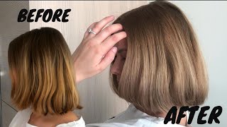 HOW TO Perfect Dark Ash Blonde Hair At Home [upl. by Ranite]