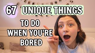 67 Actual FUN Things To Do When Youre Bored  Bethany [upl. by Airekat286]