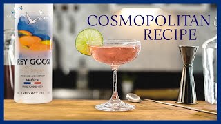 Citrusy Cosmopolitan Cocktail Recipe  Grey Goose Vodka [upl. by Remlap45]