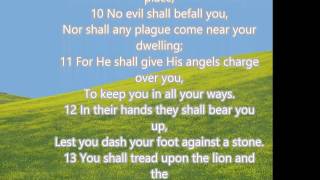 Psalm 91 with lyrics [upl. by Devora]