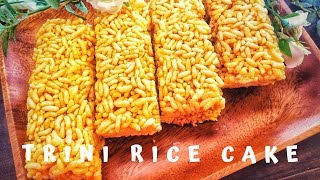 Trini Rice Cake  3 ingredients  Episode 771 [upl. by Ahsenot]