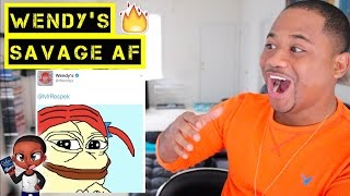 Wendys Roasts EVERYBODY TOP 40 CLAPBACK TWEETS 2017 [upl. by Dwight814]