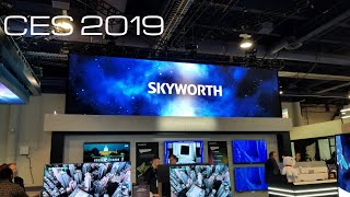 Skyworth and their Impressive Displays CES 2019 [upl. by Hambley]