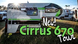 Cirrus 670720 Tour The new lightweight short bed truck camper [upl. by Bellis]