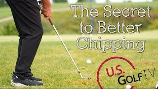 The Secret Move That Quickly Improves Chipping GOLF CHIPPING DRILLS [upl. by Rohpotsirhc]