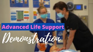 Advanced Life Support CPR Test Demonstration [upl. by Riccardo]