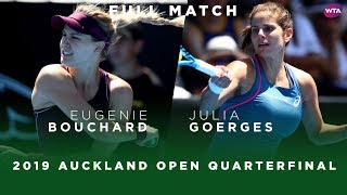 Eugenie Bouchard vs Julia Goerges  Full Match  2019 Auckland Open Quarterfinal [upl. by Yror947]