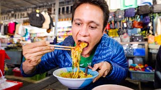 Ultimate STREET FOOD NOODLE HEAVEN 🍜 Local Market Tour  Best Food in Mae Hong Son [upl. by Linnette]