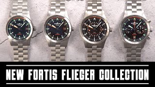 Fortis Flieger F39 F41 F43 Bicompax amp TripleGMT  HANDSON REVIEW [upl. by Normy346]