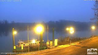 Live webcam Boretto RE  fiume Po [upl. by Anaele11]