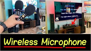 ✅Best Wireless Microphone for Karaoke by Tonor  My Karaoke Entertainment Setup Update HD Review [upl. by Zertnom]