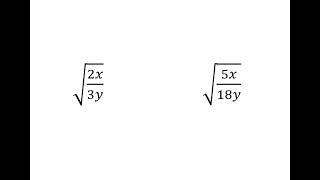 Rationalize the Denominator  Square Root with Variable [upl. by Mcgrody]