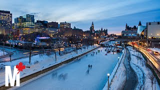 What it feels like to skate the full length of Ottawa’s Rideau Canal [upl. by Attekal]