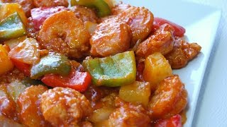 Sweet and Sour Shrimp Recipe [upl. by Ycram]