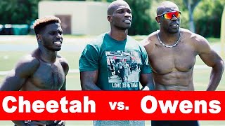 TERRELL OWENS vs TYREEK HILL RACE [upl. by Territus]