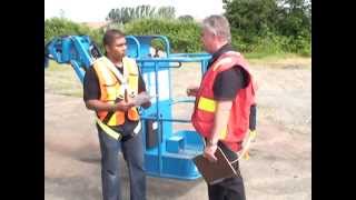 Aerial Lift Operator Familiarization Training Part 2 Boomlift [upl. by Hennahane]