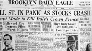 24th October 1929 Wall Street Crash begins on Black Thursday [upl. by Adnale121]