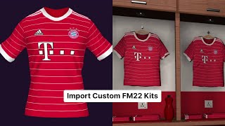 How to import custom Football Manager Kits [upl. by Eirelam]