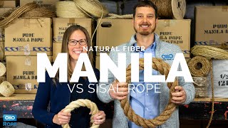 Manila Rope vs Sisal [upl. by Yennej]