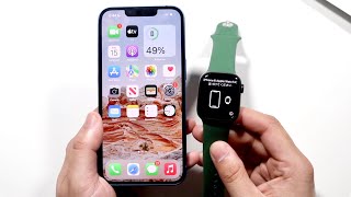 How To Pair Apple Watch Series 7 To iPhone [upl. by Dari]