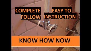 Replace Bathroom Sink Shut Off Valve [upl. by Annuaerb592]