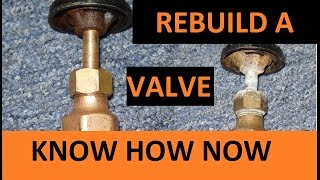 Rebuild Water Shut Off Valve [upl. by Lielos669]