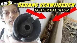 BEHANG VERWIJDEREN ACHTER RADIATOR [upl. by Danya460]