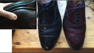 Wide feet Allen Edmonds 3E vs D width dress shoe [upl. by Alyar]