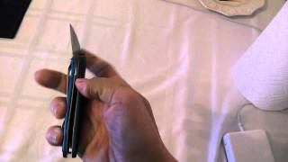 How to open and close a Kershaw Scallion knife [upl. by Adeuga]