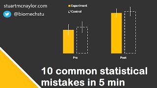 Ten Statistical Mistakes in 5 Min [upl. by Braca248]