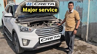 Hyundai Creta petrol Major Service [upl. by Anatol]