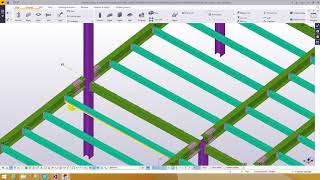 Tekla Explode part tool [upl. by Acinomed961]