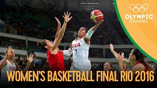 USA 🆚 Spain  Womens Basketball Gold Medal Match  Rio 2016 Replays [upl. by Lorac]