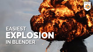 Easiest Way to Add an Explosion to Blender [upl. by Yllet]