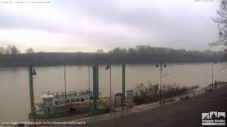 Live webcam Boretto RE  fiume Po [upl. by Bondy]