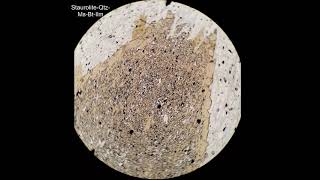 Staurolite tutorial Optical mineralogy [upl. by Wilden665]