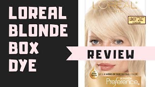 Loreal Extra Light Ash Blonde Box Dye Review [upl. by Ongineb]