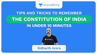 Tips and Tricks to Remember the Constitution of India in under 10 minutes  UPSC CSEIAS Aspirants [upl. by Nellaf]