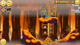 Angry Birds Seasons Hammier things All levels Mighty Eagle Any [upl. by Nnylatsyrk]