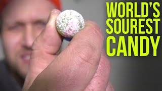 Trying The Worlds SOUREST Candy EXTREMELY Sour 10x Toxic Waste Warheads Challenge [upl. by Akihsan]