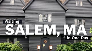 One Day in Salem Massachusetts Witch Trials Locations amp Beyond  Vlog [upl. by Selmore]