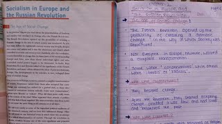 Class 9 History Notes Chapter 2  Socialism in Europe and Russian RevolutionNotes in description [upl. by Medarda]