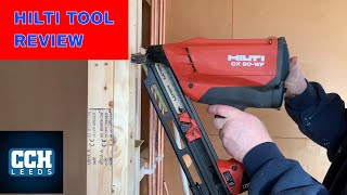 HILTI GX 90WF Framing Nail Gun Review Cordless First Fix Gas Nailer [upl. by Etnoel]