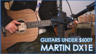 Martin DX1e Koa 2019 Review  Awesome Acoustic Guitar Under 600 [upl. by Hershell]