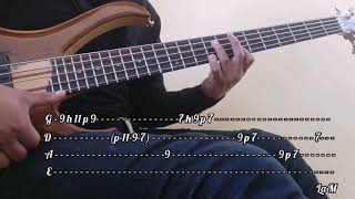 Ojitos de miel  T3R Elemento intro Tutorial bass tabs [upl. by Handy615]