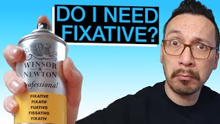 How to use fixative spray  DOs and DONTs [upl. by Guise706]