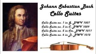 Johann Sebastian Bach  Cello suites in 432 Hz great for reading or studying [upl. by Nochur601]