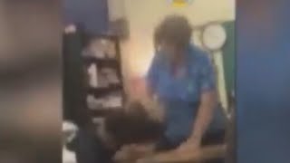 Teacher Caught Repeatedly Hitting Student [upl. by Juley]